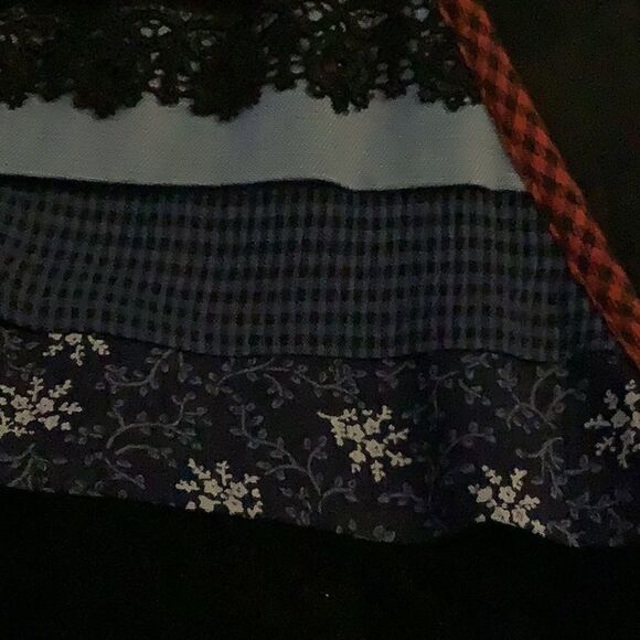 Mixed Media Velour Boho Vest - Picture 4 of 8